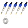 1/4" Audio Plugs 6.35 mm Plug TS 1/4 inch Solder
