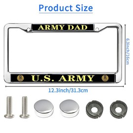 Army Mom Pride License Plate Frame Patriotic US Army US Flag Weather-Proof License Plate Frame United States Army