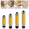 4Pcs Top and Bottom Bearing Flush Trim Router Bits Set