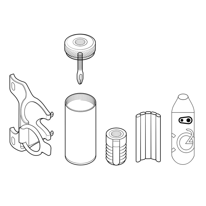 クランクブラザーズ(CRANK BROTHERS) One Size CIGAR Bicycle Portable Tool, Tire Plug