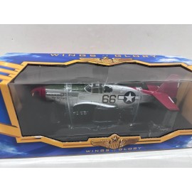 Maisto BH Toys Wings Of Glory 1:48 Scale P-51C Mustang Fighter Plane Model, 2011 New