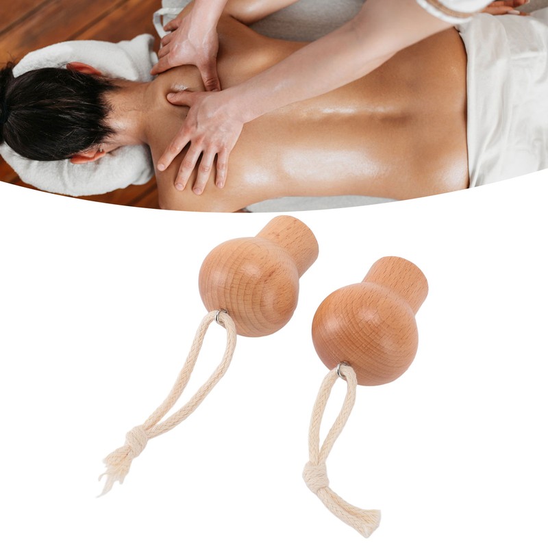 2PCS Facial Massage Roller with Lanyard Cold and Hot Use