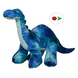 Bear Fun Creations Recordable 8" Plush Burly The Brachiosaurus w/20 Second Digital Recorder for Special Messages, Rymes or Songs