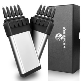 MADSABRE Ballistic Dart Launcher, Metal Darts Accurate Shooting for Hunting Camping Shooting Self-Defense and Survival, Adult Toy (White)