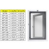 60 * 140CM Removable Polyester Window Net Adjustable Magnetic Window
