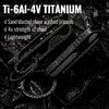 KeyUnity KM03 - Llavero de titanio con clip para cinturón