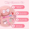 Vodolo Non Toxic Makeup for Little Girls,Safe Kids Real Makeup