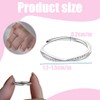 SGERUFZ Women's Adjustable Ring Stacking Thumb Ring Wedding Rings Engagement