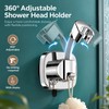 360° Adjustable Handheld Shower Head Holder for Bathroom – No-Drill