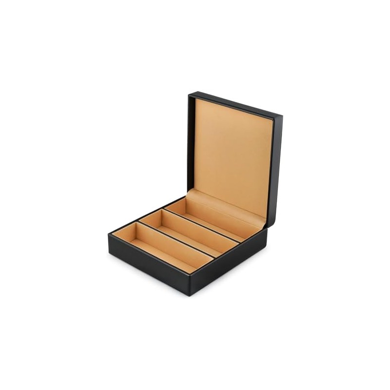 Tacy COB-09-2 Glasses Case, Stylish, Glasses, Storage Case, 3-Piece Storage,