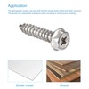 sourcing map Pack of 25 Phillips Screws Hexagonal Washers Tapping
