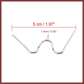 HEROFFIX Universal Replacement Motorcycle Fastener Spring Clip for Round Headlight 10pcs Replace Parts