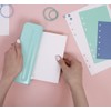 Craftelier - Turquoise Blue Adjustable 6-Hole Punch Compatible with Different