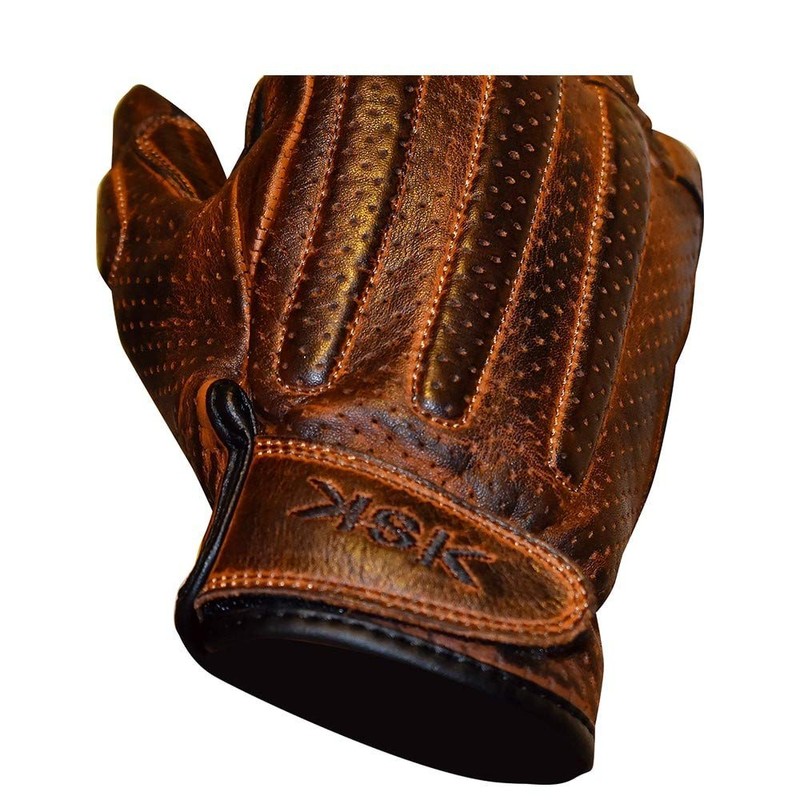 KSK Hawk Summer Gloves Motorcycle Scooter Brown Size XL (21-22