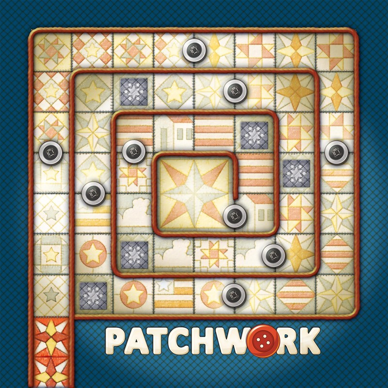 Patchwork Americana Edition Board Game - A Strategy Game for