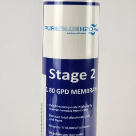Pure Blue 3-Stage Ultra 80 GPD RO Membrane Filter Stage 2 OEM Replacement