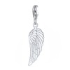 Nenalina charm, angel wings pendant in 925 sterling silver, for