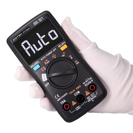 ZOYI ZT-102A Digital Multimeter, 6000 Counts, True RMS, Dual-Mode Auto/Manual, AC 550V Protection, NCV, and Double Fuse Safety,AMeter voltage tester