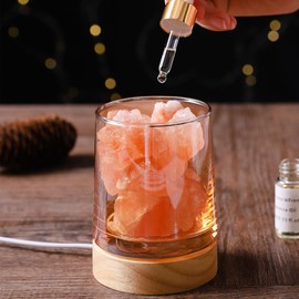 Himalayan Salt Stone Essential Oil Diffuser|Himalayan Salt Lamp|Lavender Essential Oil Gift Set|Passive Diffusers for Essential Oils|Gifts for Women/Mom