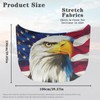 Yewatlles American Flag with Eagle Car Hood Cover Protector Waterproof