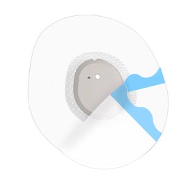 60Pack G7 Stelo Adhesive Patches,Waterproof Over Patches for G7 & Stelo,Breathable Clear Overpatch,Pre-Cut CGM Tape with Hole for 10-15 Days