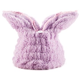 mitas Hair Towel Cap, Purple, Hair Cap, Hair Dry Towel, Water Absorbent, For Kids, Adults, Towel Cap, For Drying, Absorbent, Quick Drying, Soft, Soft, Fluffy, Fluffy, For Women, Rabbit, Ears, Swimming