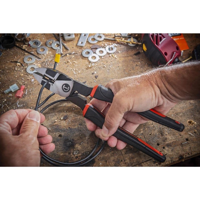 CRESCENT - Z2 Plier,8",Linesman,Cushion Grip (Z20508CG)