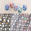 Nail art 3 types of 5D cute character embossed stickers - Embossed stickers - 26 / 네일아트 5D 귀여운 케릭터 엠보 스티커 3종 - 엠보스티커 - 26