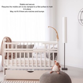Brazo Móvil para Cuna de bebé, Accesorio Antideslizante Fuerte Brazo de Soporte para Móvil de bebé para Juguetes de Cuna