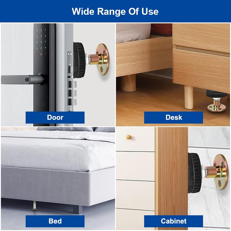 Pack of 4 Anti Shake Bed 27-111 mm Adjustable Bed