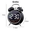 Justup Alarm Clock, Digital Alarm Clock with Large LED Display,