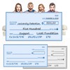 Giant Dry Erase Check - 30" x 16", Big Oversized