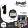PINGKO Track Steps Multi-Function Portable Sport Pedometers Step/Distance/Calories Counter Fitness