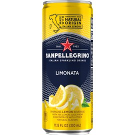 Sanpellegrino Italian Sparkling Drink Limonata, Sparkling Lemon Beverage, 6 Pack of 11.15 Fl Oz Cans