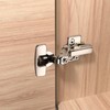 Furniware 2 Pack Frameless Inset Soft Close Cabinet Hinges, Speed