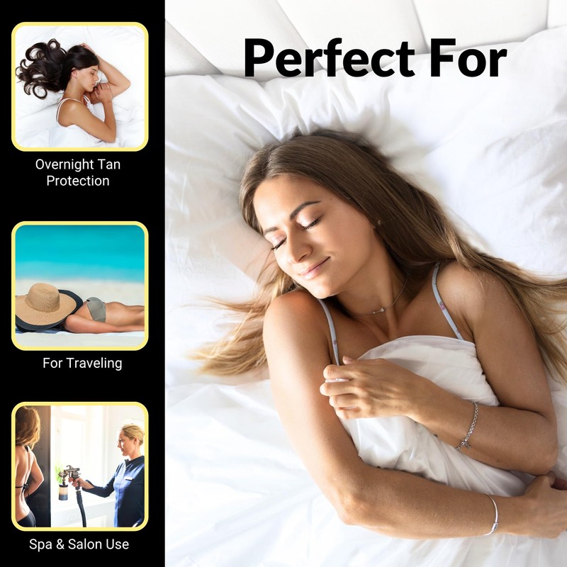 KOBBTAN Self Tan Sleep Sack Set (white, Pack of 4)