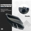 Front Windshield Wrap Corner Trim Right Side Fit for Jeep