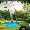 Hanging Bird Bath, Bird Bath Bowl with Fountain USB Powered,