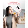 Pink Label Maker Machine-Vixic-D210S Label Makers,QWERTY Keyboard Labeler,Easy Handheld Portable
