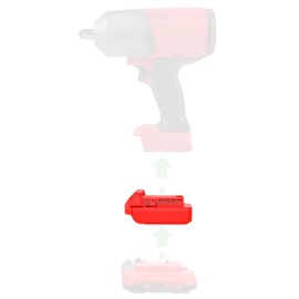 1x Adapter Upgrade for Milwaukee M18 Cordless Tools - Compatible with Craftsman New 20v V20 Batteries (Adapter Only)