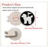 ADHERE Golf Ball Markers Unique Double Side Cute Poodle Enamel