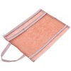 petofqq 4PCS Mesh Zipper Bag, A4 Portable Double-Layer Mesh File