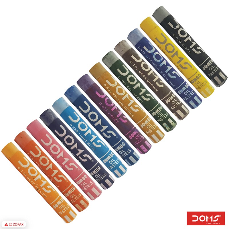 DOMS Oil Pastel Jumbo 50 Shades