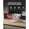 TECKNET Classic Wireless Mouse, Tri-Mode Bluetooth 5.0/3.0 & 2.4G Laptop
