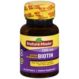 NATURE MADE BIOTIN 2500MG LIQUIGEL 90 CT
