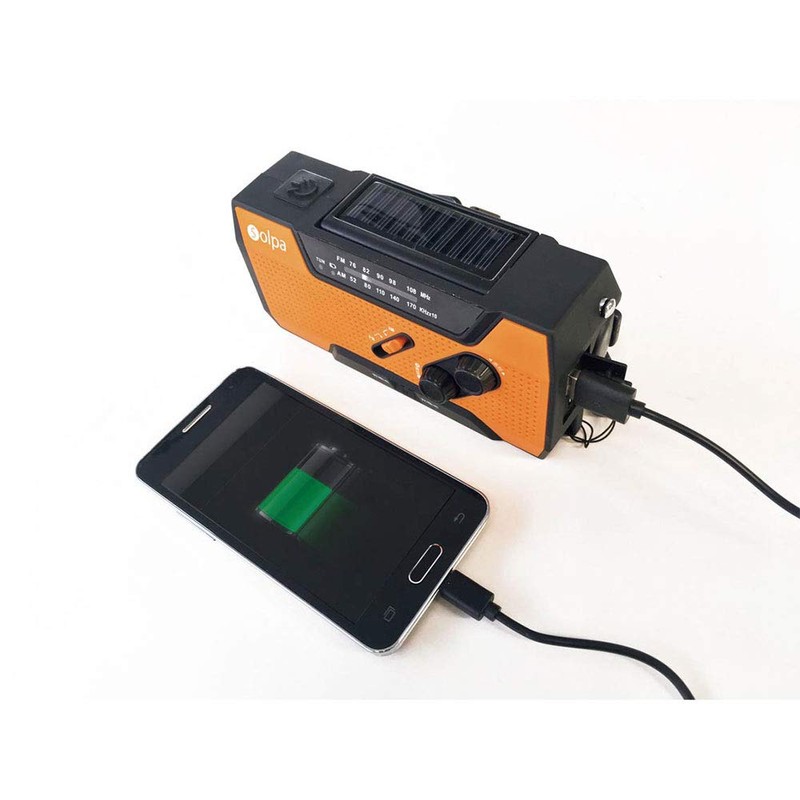 kumazakieimu Hand Crank/Solar Power Radio tya-zio SL – 090 