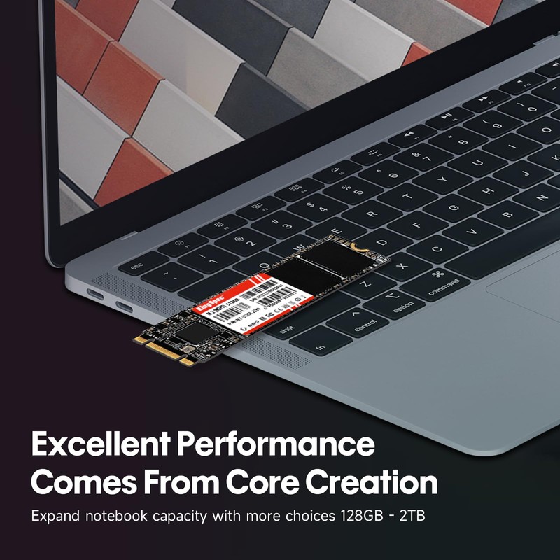 KingSpec NT Seriese 512GB M.2 2280 SATA SSD,Sata3 6Gb/s Internal