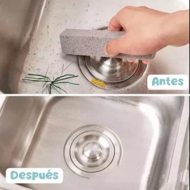 Mafab Limpieza De Inodoro Piedra Pómez Cepillo Baños Con Guantes