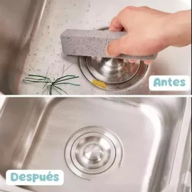 Mafab Limpieza De Inodoro Piedra Pómez Cepillo Baños Con Guantes