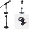 MEISO Soporte para Micrófono Ajustable de Escritorio, Soporte Multifuncional para